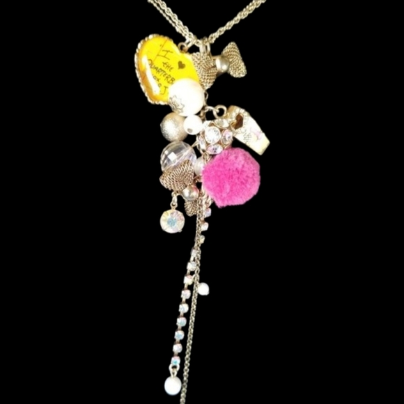 Betsey Johnson Jewelry - Betsey VARSITY CRUSH "I ♥ the Quarterback" Varsity Crush Collection Necklace EPC